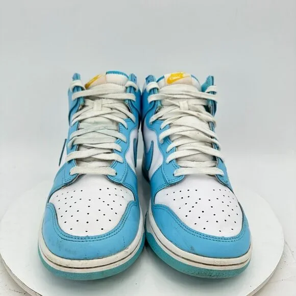 Nike Dunk High Retro Men Size 10.5 DD1399 401 Blue Chill White Training Shoes - Picture 2 of 11